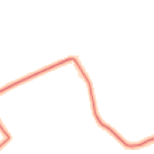Daytime road noise heatmap for NE27 0JW