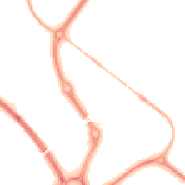 Night-time road noise heatmap for NE27 0RN