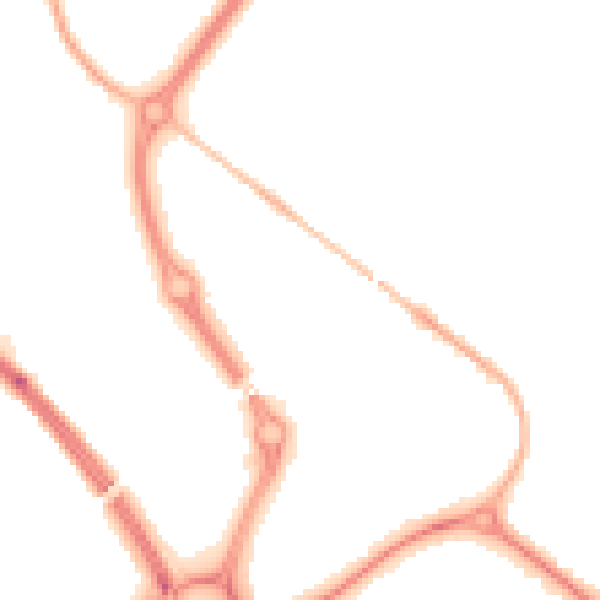 Night-time road noise heatmap for NE27 0RP