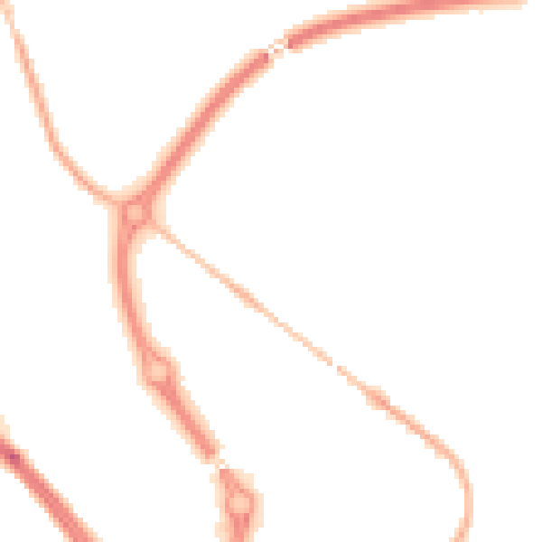 Night-time road noise heatmap for NE27 0SA