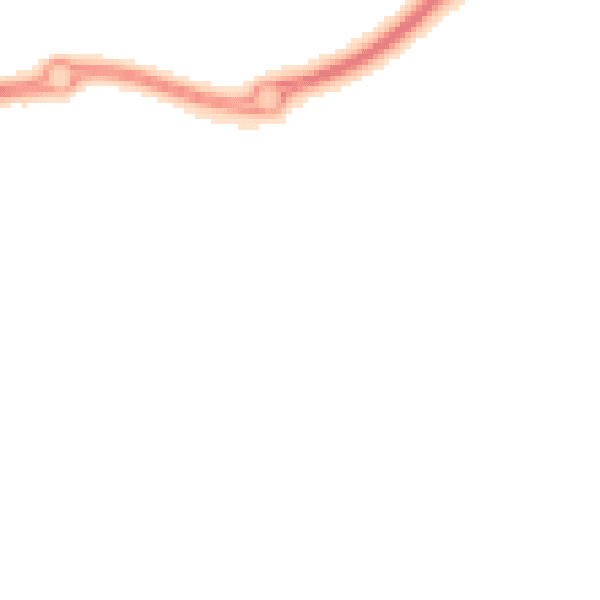 Night-time road noise heatmap for NE27 0TA