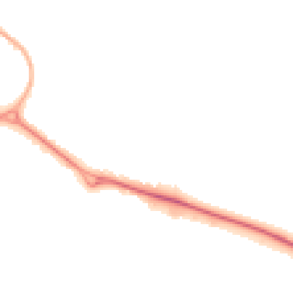 Night-time road noise heatmap for NE27 0TP