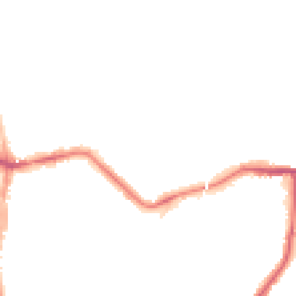 Night-time road noise heatmap for NE3 1BL