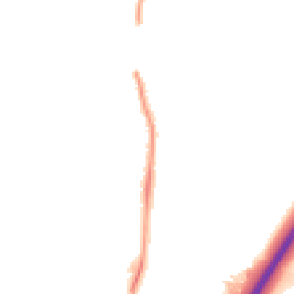 Night-time road noise heatmap for NE3 2UE