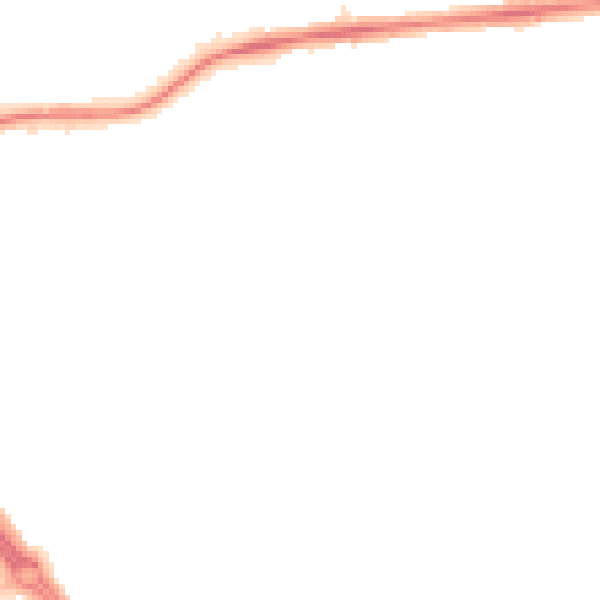 Night-time road noise heatmap for NE3 4TL