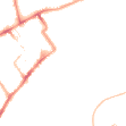Night-time road noise heatmap for NE30 1AW