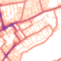 Daytime road noise heatmap for NE30 1BW