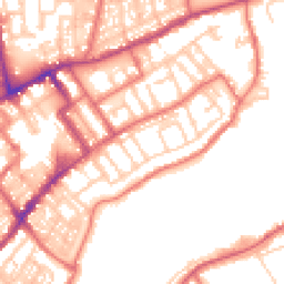 Daytime road noise heatmap for NE30 1DR