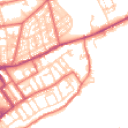 Daytime road noise heatmap for NE30 1DT