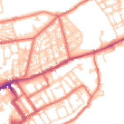 Daytime road noise heatmap for NE30 1EE