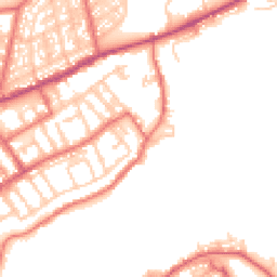 Daytime road noise heatmap for NE30 1HB