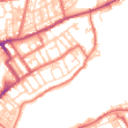 Daytime road noise heatmap for NE30 1JX