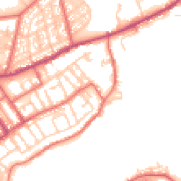 Daytime road noise heatmap for NE30 1LB