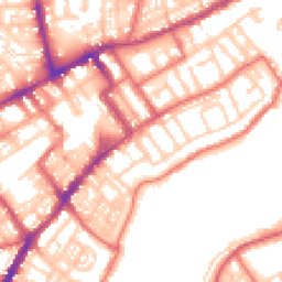 Daytime road noise heatmap for NE30 1NA