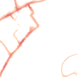 Night-time road noise heatmap for NE30 1NG