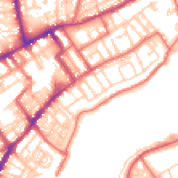 Daytime road noise heatmap for NE30 1NY