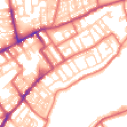 Daytime road noise heatmap for NE30 1PG