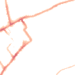 Night-time road noise heatmap for NE30 1PG