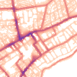 Daytime road noise heatmap for NE30 1QA
