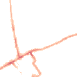 Night-time road noise heatmap for NE30 2AE