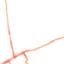 Night-time road noise heatmap for NE30 2AJ