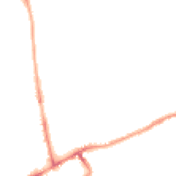 Night-time road noise heatmap for NE30 2AZ