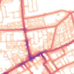 Daytime road noise heatmap for NE30 2BH