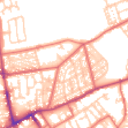 Daytime road noise heatmap for NE30 2EW
