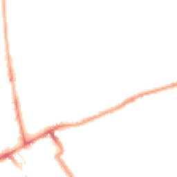 Night-time road noise heatmap for NE30 2JA