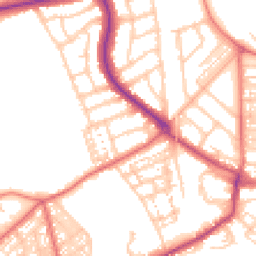 Daytime road noise heatmap for NE30 2LA