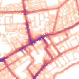 Daytime road noise heatmap for NE30 2RJ