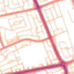 Daytime road noise heatmap for NE30 3AE