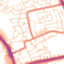 Daytime road noise heatmap for NE30 3BJ