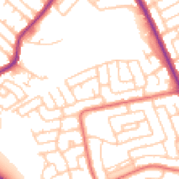 Daytime road noise heatmap for NE30 3JF