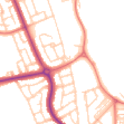 Daytime road noise heatmap for NE30 3PF