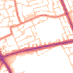 Daytime road noise heatmap for NE30 3QE