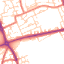 Daytime road noise heatmap for NE30 3QS