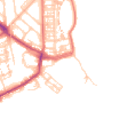 Daytime road noise heatmap for NE30 4BY