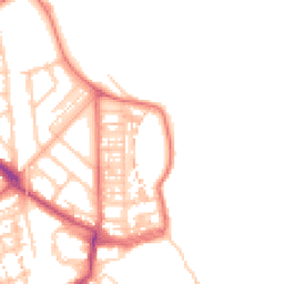 Daytime road noise heatmap for NE30 4HQ