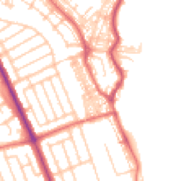 Daytime road noise heatmap for NE30 4PQ