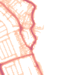 Daytime road noise heatmap for NE30 4QJ