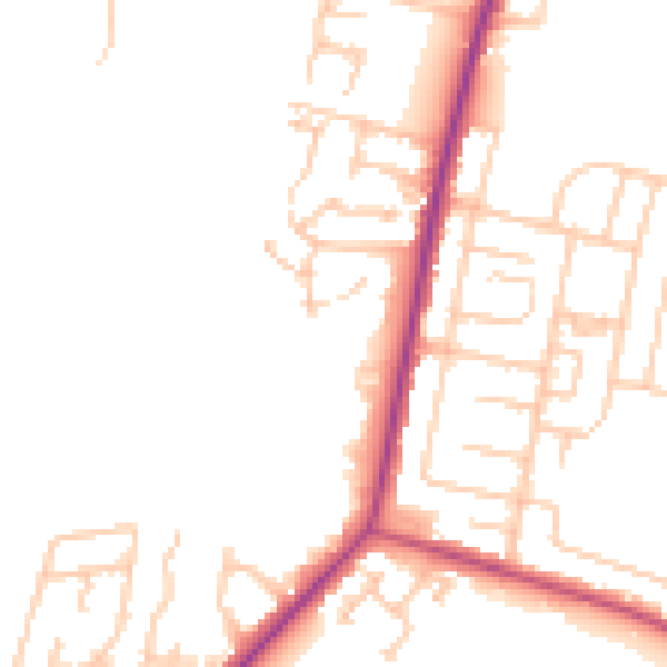 Daytime road noise heatmap for NE31 1AE