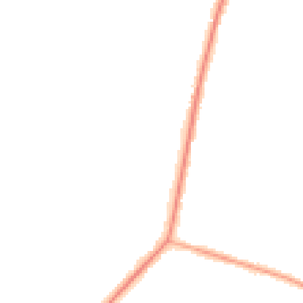 Night-time road noise heatmap for NE31 1AE