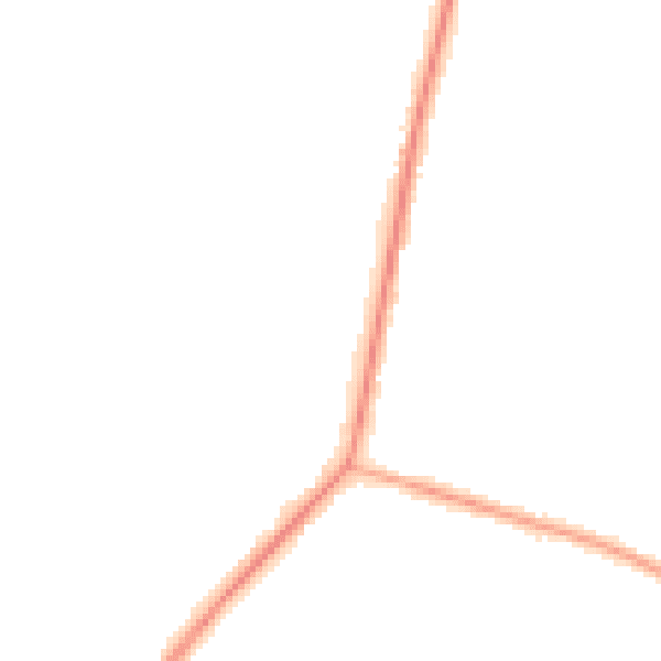Night-time road noise heatmap for NE31 1AH