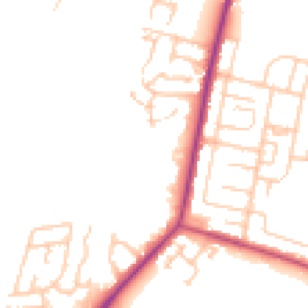 Daytime road noise heatmap for NE31 1AP