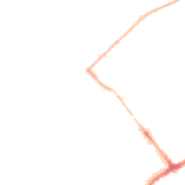 Night-time road noise heatmap for NE31 1AU