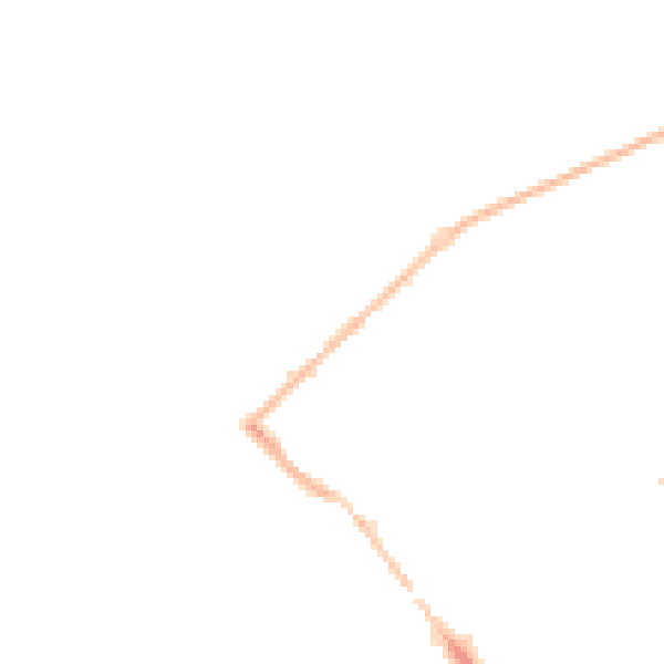Night-time road noise heatmap for NE31 1EG