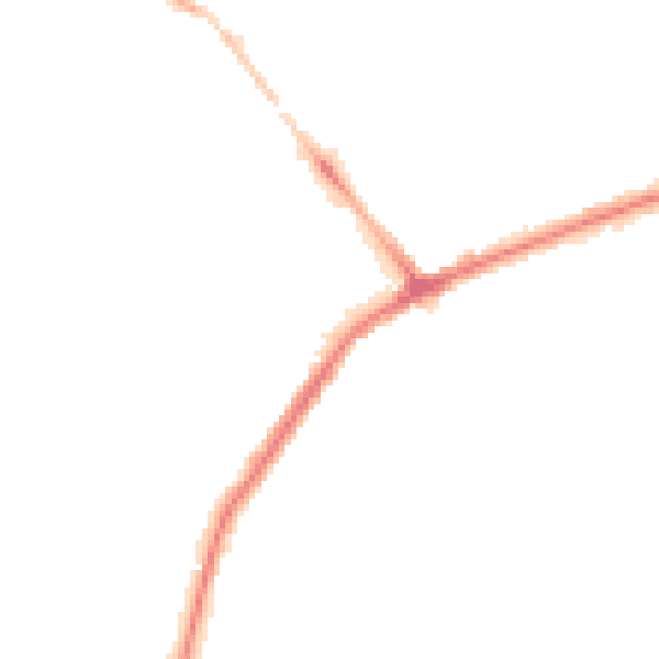 Night-time road noise heatmap for NE31 1JX