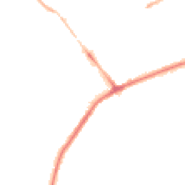 Night-time road noise heatmap for NE31 1LQ
