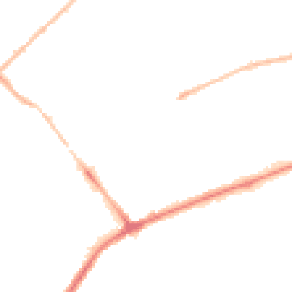 Night-time road noise heatmap for NE31 1QS